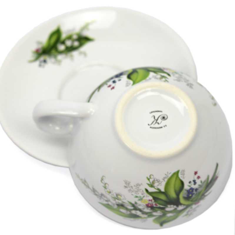 Tasse 0,25 l + Untertasse - Type Roxana - Maiglöckchen